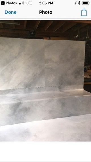 Faux marble display,  Tool Commercial set